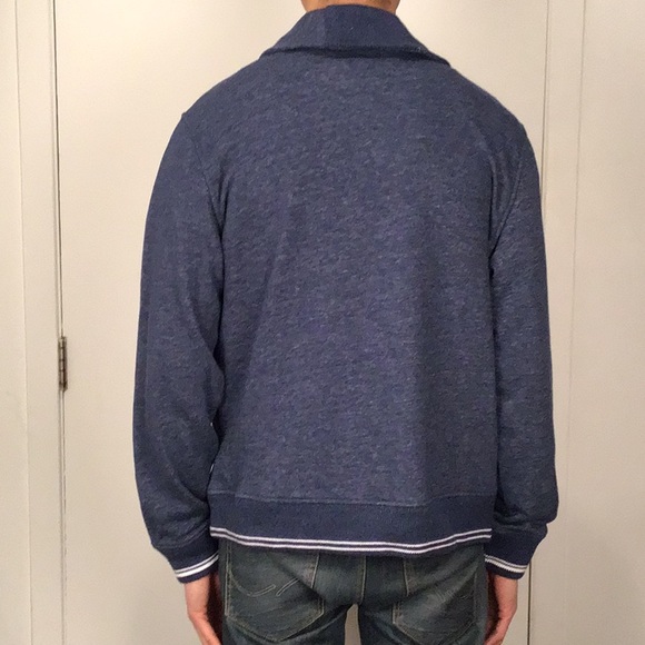 NWT Tommy Hilfiger Varsity Cardigan. Size L. Blue Jean color. - Picture 11 of 15